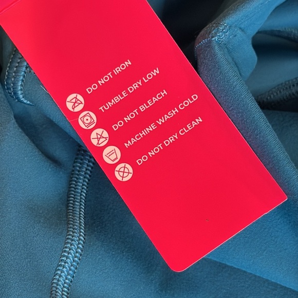 Amazon iuga high waist yoga pants peacock blue women’s size medium NWT - Picture 6 of 11